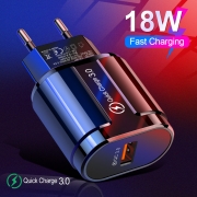 Quick Charge 3.0 4.0 USB Charger Universal QC 3.0 18W Fast Charging Adapter Wall Mobile Phone Charger For iPhone Samsung Xiaomi