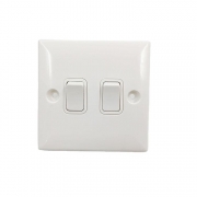 Hot sell Edison Series White elactrical 220V UK wall socket switch