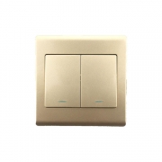 hot sell Gold 13A Electric UK standard Wall socket Switch series