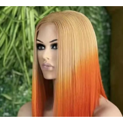 Beauty human hair colored lace front bob hort human hair wigs YOMI