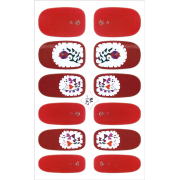 12 fingers nail stickers