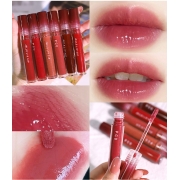 Water-light glass mirror lip glaze waterproof and long-lasting moisturizing plain white lipstick