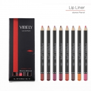 12pcs colors as a set lip liner.smart plastic stereo lip pencil