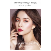 Star-shaped bright design of natural starry sky glitter eyeliner
