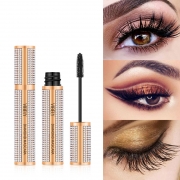 Diamond starry sky 4D mascara slender curling waterproof non-smudged net red same style small gold diamond mascara