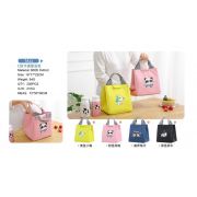 Insulated Lunch Bag With Zipper Waterproof Cooler Bag Outdoor Picnic Bag