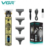 VGR Hair Clipper T9 Hair Trimmer Rechargeable Haircut Machine Cordless Professional Vintage Finishing Clippers for Men V-228