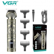 VGR Hair Trimmer Professional Hair Clipper Metal Hair Cutting Machine Electric Cordless Rechargeable Trimmer for Men V-962
