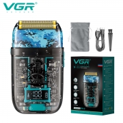 VGR Beard Trimmer Electric Shaver Professional Razor Waterproof Shaving Machine Digital Display Razors for Shaving Men V-352