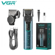 VGR Hair Trimmer Electric Hair Clipper Waterproof Hair Cutting Machine Adjustable Haircut Machine T-Blade Trimmer for Men V-973