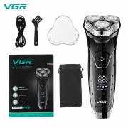 VGR Hair Trimmer Professional Shaver Electric Beard Trimmer Waterproof Razor Portable Shaving Machine Hair Trimmer for Men V-318