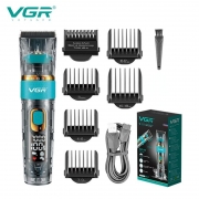 VGR Rechargeable Professional Hair Clipper Hair Trimmer For Men Shaver Hair Cutting Machine Barber Cut Machine Beard V-695