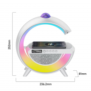 KP-552 colorful magic ball speaker without APP wireless ABS material Bluetooth