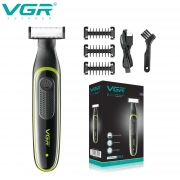 VGR Men's Electric Shaver Professional Beard Shaver Waterproof Beard Trimmer Private Parts Razor Shaving Machine for Men V-017