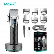 VGR Hair Trimmer Rechargeable Hair Clipper Professional Hair Cutting Machine Portable Barber Electric Trimmer for Men V-682