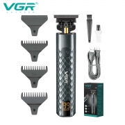 VGR Hair Clipper T9 Hair Cutting Machine Electric Hair Trimmer Cordless Haircut Machine Bald Head Barber Clipper for Men V-077