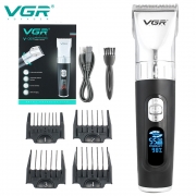 VGR Hair Trimmer Professional Electric Trimmers Cordless Hair Clipper Rechargeable LED Display V069