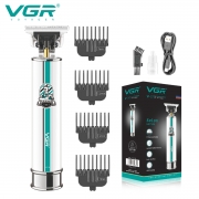 VGR Hair Trimmer T9 Hair Clipper Professional Hair Cutting Machine Cordless Rechargeable Metal Electric Trimmer for Men V-079