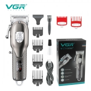VGR Hair Trimmer Metal Hair Clipper Professional Haircut Machine Adjustable Wireless Electric Hair Trimmer for Men V-276