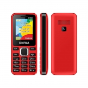 UNIWA E1801 1.8 Inch Screen Dual SIM 800mAh 0.08MP Very Low Price GSM Mobile Phone