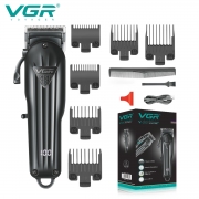 VGR V282 Professional Hair Clipper Rechargeable Hair Trimmer Shaver Hair Cutting Machine Barber Accessories Cut Beard for Men