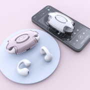 Casque Bluetooth de sport intra-auriculaire à affichage numérique à clipser sans fil à très longue durée de vie de la batterie Écouteur Bluetooth Écouteur Électronique grand public