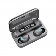Modèle de batterie à lumière blanche Smiley Face F9-5C mini réduction du bruit modèle privé casque bluetooth de jeu Écouteur Bluetooth Écouteur Électronique grand public