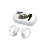 Casque d'écoute sans fil Bluetooth Q2S peut insérer une carte TF mp3 affichage numérique monté sur l'oreille casque tws longue durée pour le sport Écouteur Bluetooth Écouteur Électronique grand public