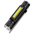 Lampe de poche T6 à lumière forte multifonction COB lumière d'inspection de travail lampe de poche magnétique à queue pliante à 90 degrés Lampe de poche Éclairage