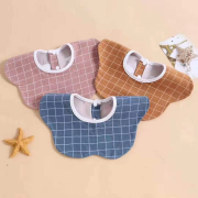 Bavoirs pour bébé doux pour la peau coton confortable bavoirs pour bébé en mousseline adaptés réutilisables YOMI