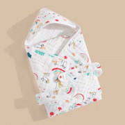 6 couches gaze coton bébé literie couverture mousseline bébé wrap couverture YOMI