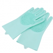 Brosse magique isolation thermique gants anti - blanchiment épaississement ménage silicone gants de vaisselle brosse en gros cuisine gants de nettoyage silicone gants de vaisselle 2pcs