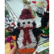 Pingouin de Noël décoratif pendentif doux compagnon poupée mignon petit bébé peluche pour enfants cadeau
