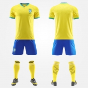 2022 Coupe du monde Brésil domicile maillots maillots d'entraînement maillots de match pour enfants et adultes maillots de sport