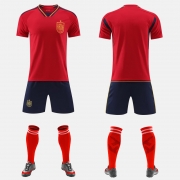 2022 Coupe du monde Espagne Domicile maillot d'entraînement maillots de match enfants et adultes sportswear