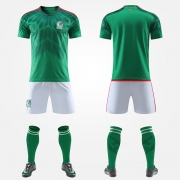 2022 Coupe du monde Mexique domicile maillot d'entraînement maillots de match enfants et adultes sportswear