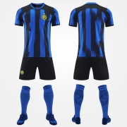 Inter Milan FC 23 - 24 saison domicile maillots maillots d'entraînement maillots de match enfants et adultes maillots sportswear