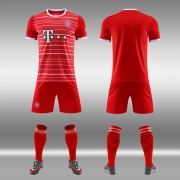 Bayern FC saison 22 - 23 domicile maillots maillots d'entraînement maillots de match enfants et adultes maillots de sport