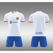FC Barcelone saison 23 - 24 extérieur maillot blanc maillot d'entraînement maillots de match pour enfants et adultes maillots de sport
