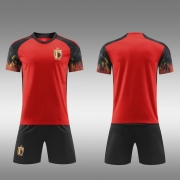 Coupe du monde 2022 Belgique domicile maillot maillot d'entraînement maillot de match vêtements de sport pour enfants et adultes