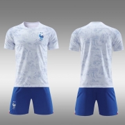 Coupe du monde 2022 france Maillot extérieur maillot d'entraînement maillot de match vêtements de sport pour enfants et adultes