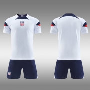 2022 Coupe du monde USA domicile maillots maillots d'entraînement maillots de match vêtements de sport pour enfants et adultes
