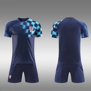 2022 Coupe du monde Croatie maillots d'entraînement maillots de compétition vêtements de sport pour enfants et adultes