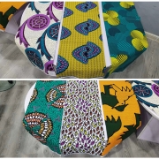Vêtements batik africains sur mesure tissu pour dames chemises pour hommes exportationpagne africain wax