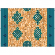 pagne wax Cire africaine afrique tissu Batik à pénétration complète motif spécial motif floral prix bas vente en gros africain