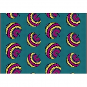 Style ethnique africain Tissu imprimé double face en polyester pur batik à motif de mode pagne wax  pagne africain