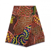 Les tissus batik imprimés ethniques vêtements batik ethnique africain tissu imitation cire tissu imprimé pénétrant double facepagne wax africain
