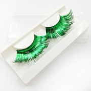 Faux cils de couleur 3D pour le maquillage de scène faux cils exagérés européens et américains cils verts argentés Faux cils Maquillage Santé/Soins personnels/Beauté