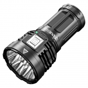 Lampe de poche explosive à huit cœurs lumière forte rechargeable ultra-lumineuse multifonction pour l'extérieur LED faisceau long Lampe de poche Éclairage
