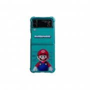 Mario Pattern pour Samsung Galaxy Z Flip 3 coque de protection de téléphone pliable Soft Étui pour téléphone Accessoires Électronique grand public